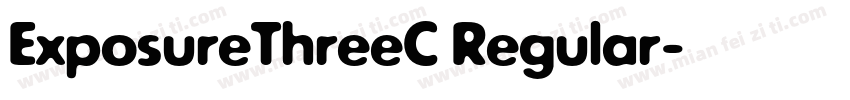 ExposureThreeC Regular字体转换